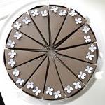 Paper Chocolate Cake Favor..